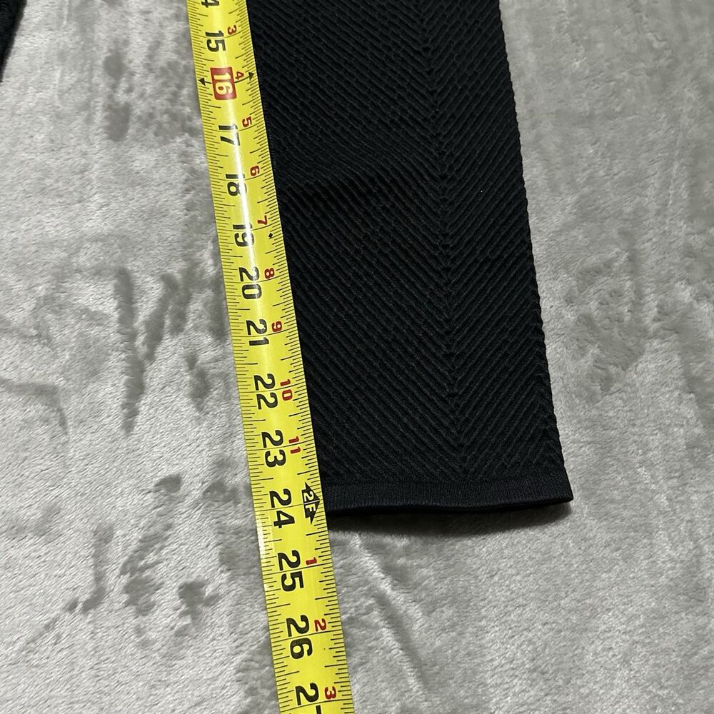 NWT Calvin Klein Sport Performance Leggings Womens Size M Black Textured Stretch - Picture 8 of 13
